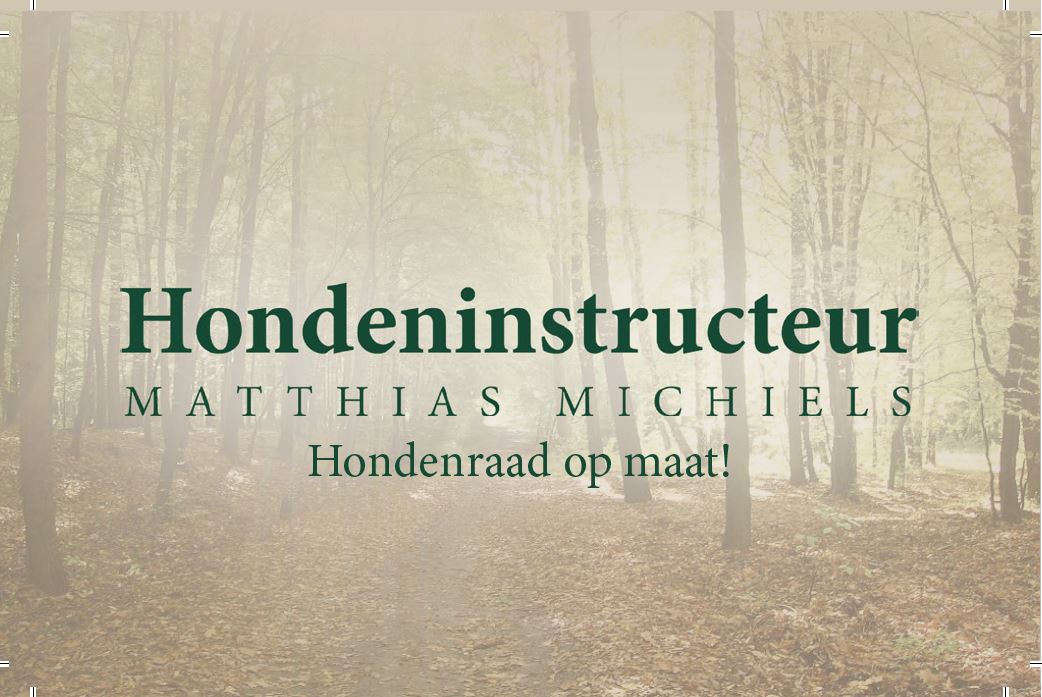 hondentrainers Antwerpen DogGuidance - Hondeninstructeur Matthias Michiels